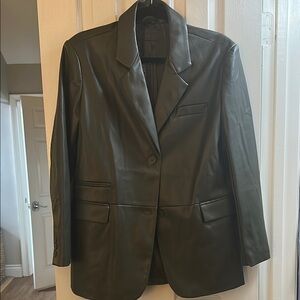 BlankNYC olive Women's Leather Jacket